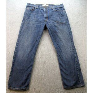 Levi's Jeans Men's 40x30 Blue Regular 505 Medium Wash Straight Leg Cotton Denim